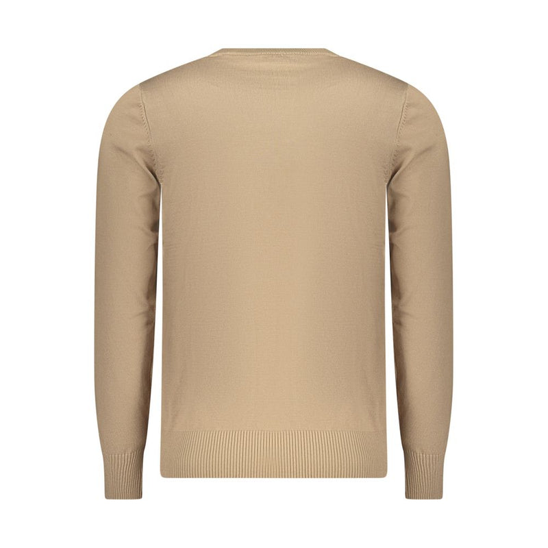 Rifle Beige Viscosa Mens Sweater - Elegant Knitwear