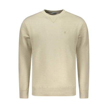 Sweat-shirt Coveri Moving beige en coton pour homme