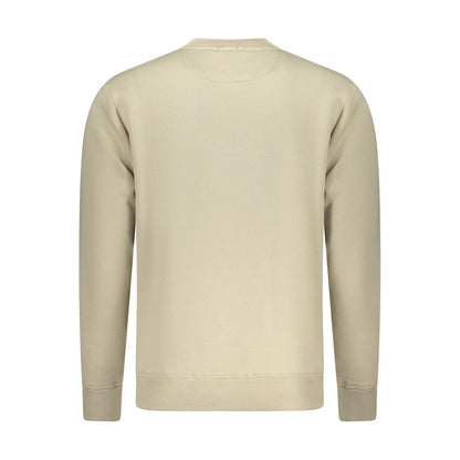 Sweat-shirt Coveri Moving beige en coton pour homme