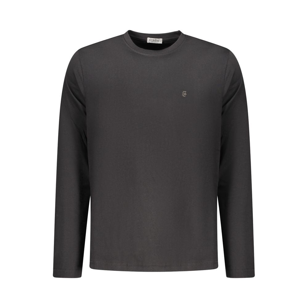 Coveri Moving Marrone Viscosa Homme T-Shirt Noir