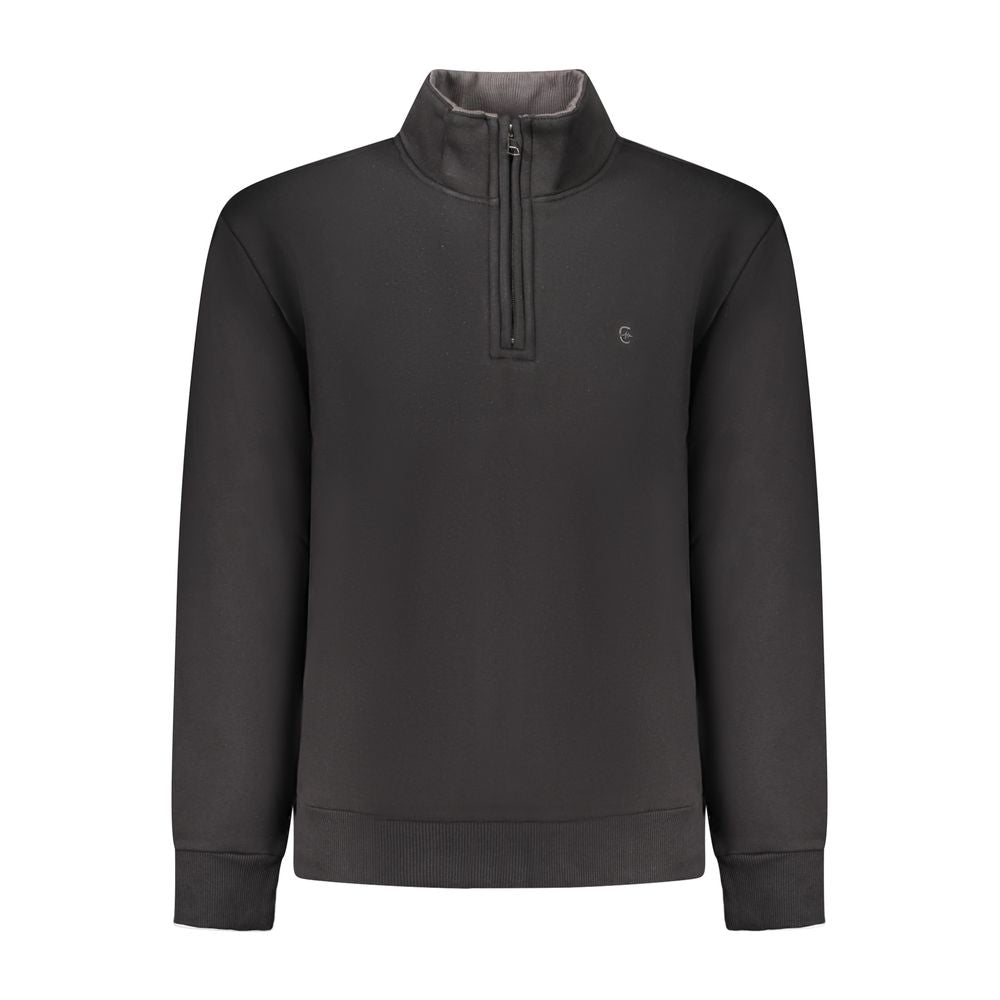 Coveri Moving Black Cotton Men's Sweatshirt - Stylish Comfort