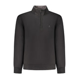 Coveri Moving Black Cotton Men's Sweatshirt - Stylish Comfort