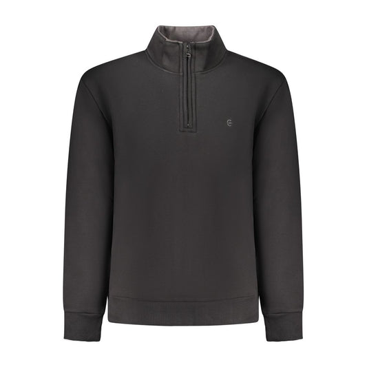 Coveri Moving Black Cotton Men's Sweatshirt - Stylish Comfort