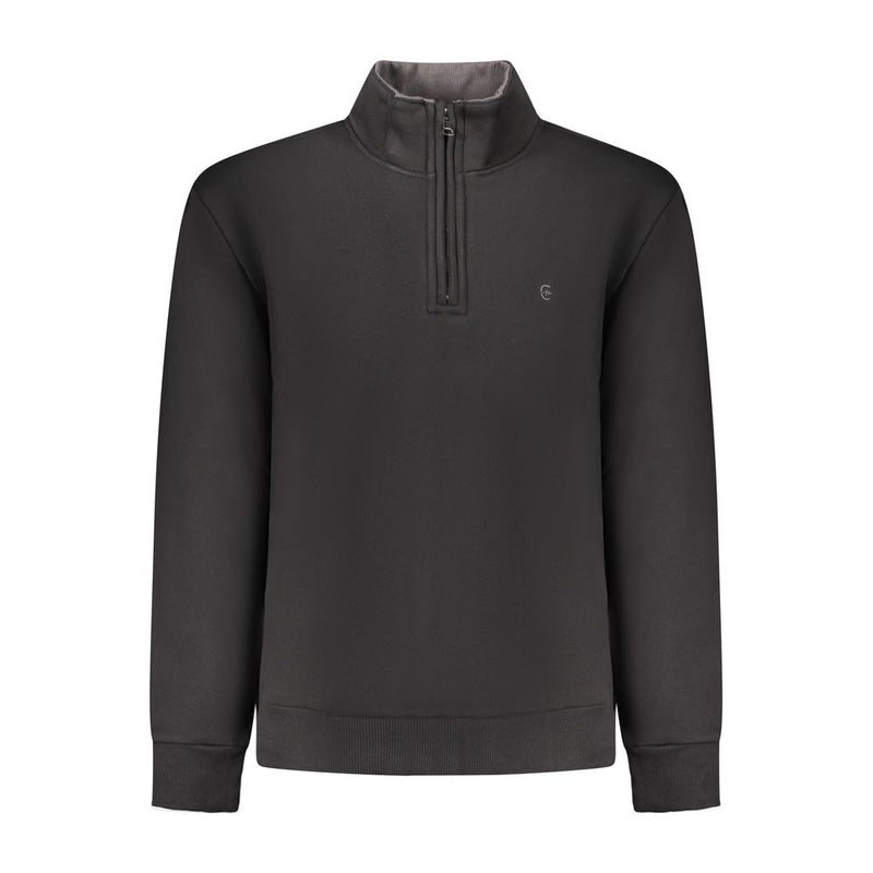 Coveri Moving Black Cotton Men's Sweatshirt - Stylish Comfort