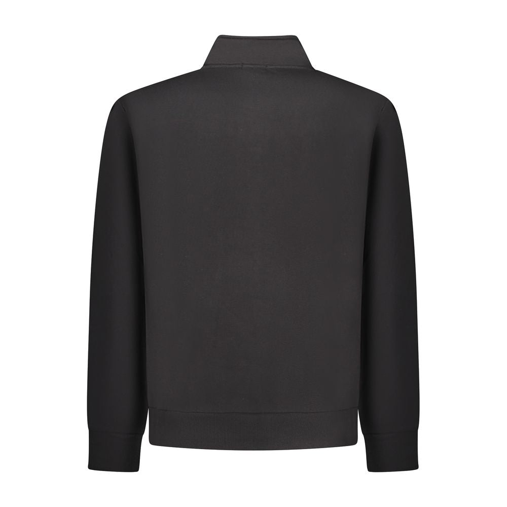 Coveri Moving Black Cotton Men's Sweatshirt - Stylish Comfort