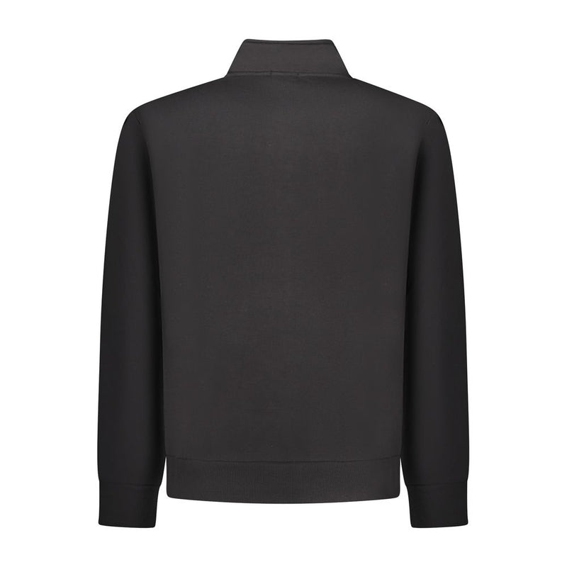 Coveri Moving Black Cotton Men's Sweatshirt - Stylish Comfort