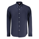 Chemise en Coton Bleue Norway 1963 pour Homme