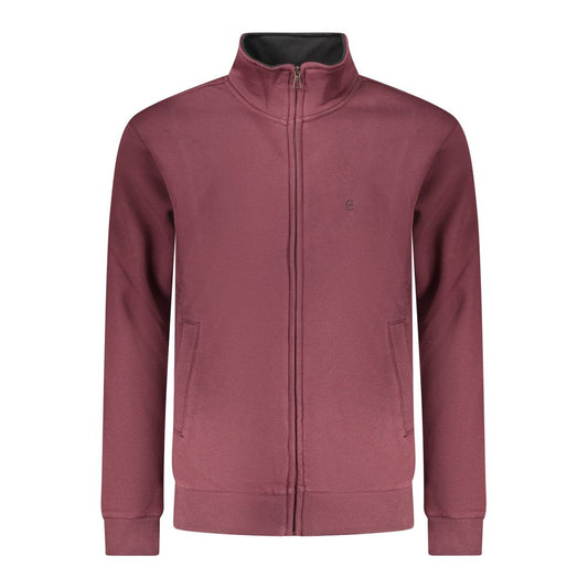 Coveri Moving Rosso Cotton Men Sweatshirt - Stylish Comfort