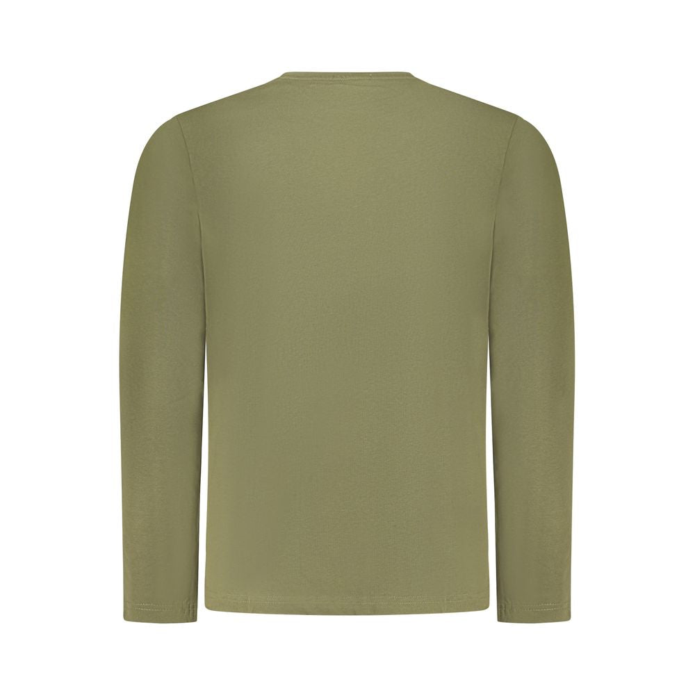 Coveri Moving Green Cotton Men's T-Shirt - Italian Luxury