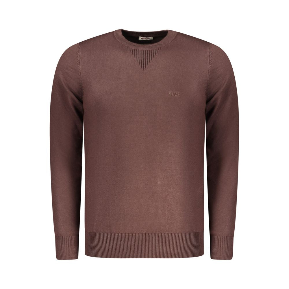 Rifle Marrone Viscosa Men Sweater - Élégance et Confort