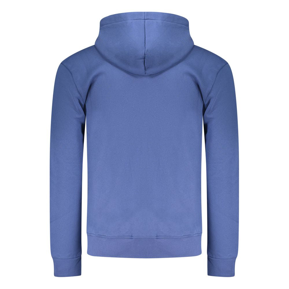Sweat-shirt Coveri Moving bleu en coton pour homme