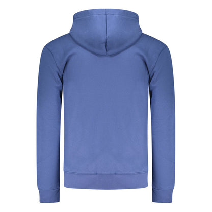 Sweat-shirt Coveri Moving bleu en coton pour homme