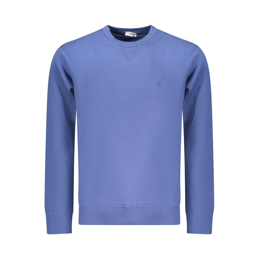 Sweatshirt en Coton Bleu Coveri Moving pour Hommes