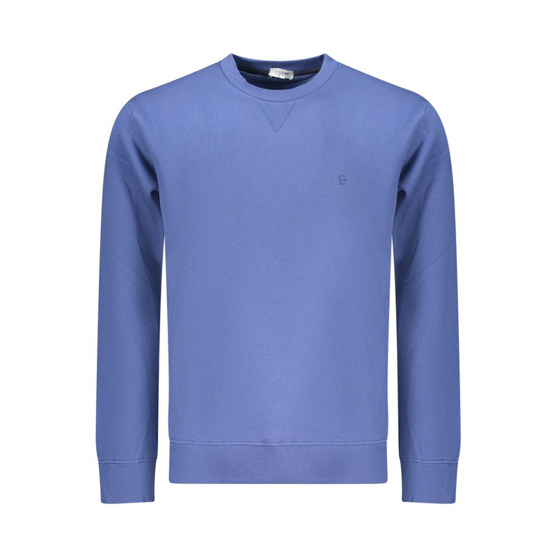 Coveri Moving Blue Cotton Sweatshirt - Stylish Comfort for Men