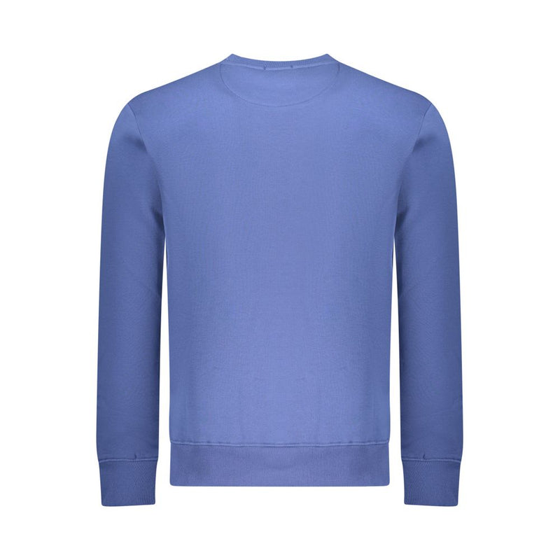 Coveri Moving Blue Cotton Sweatshirt - Stylish Comfort for Men