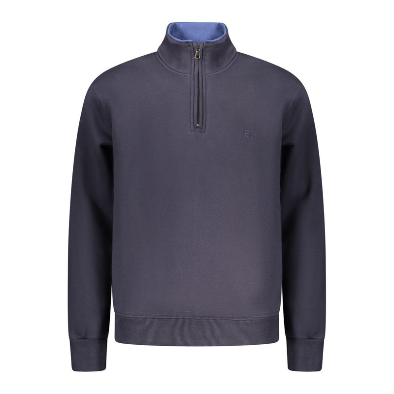 Sweatshirt en Coton Bleu Coveri Moving pour Homme