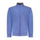 Coveri Moving Blue Cotton Men Sweatshirt - Stylish Comfort
