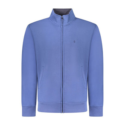 Sweat-shirt Coveri Moving bleu en coton pour homme