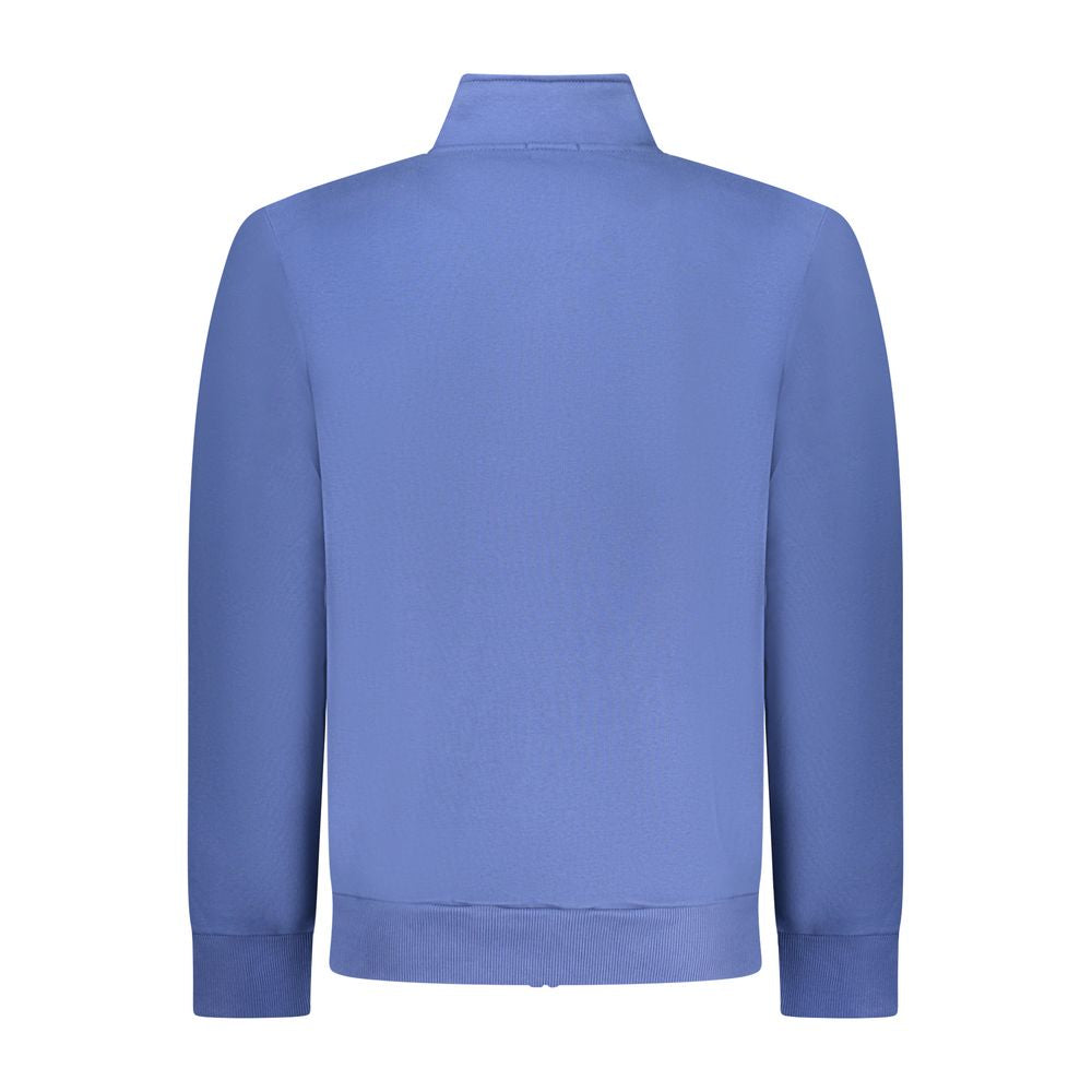Coveri Moving Blue Cotton Men Sweatshirt - Stylish Comfort