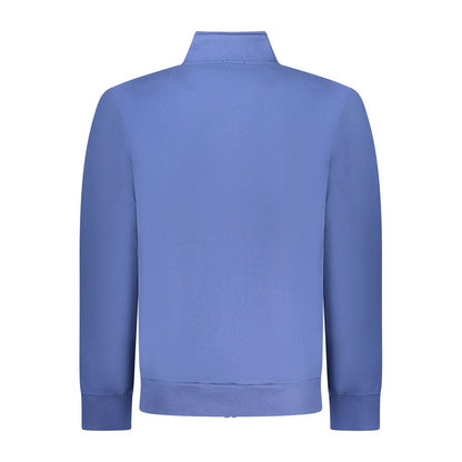 Sweat-shirt Coveri Moving bleu en coton pour homme