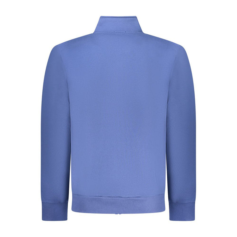 Coveri Moving Blue Cotton Men Sweatshirt - Stylish Comfort