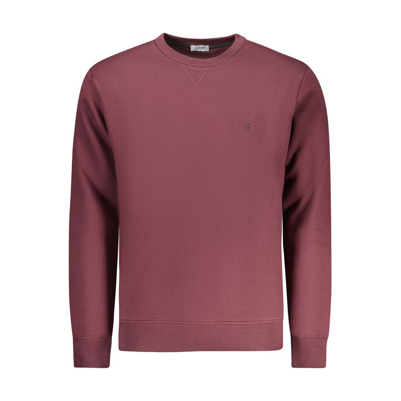 Coveri Moving Red Cotton Sweatshirt - Comfort and Style