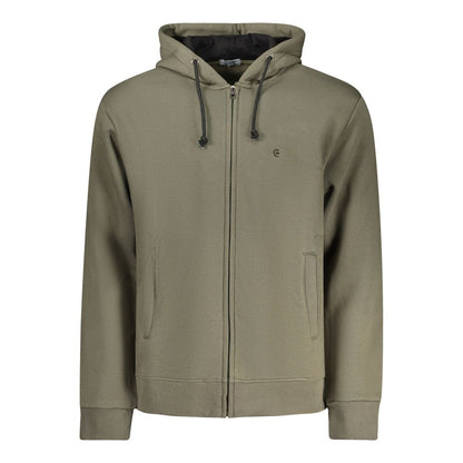 Coveri Moving Verde coton sweat homme