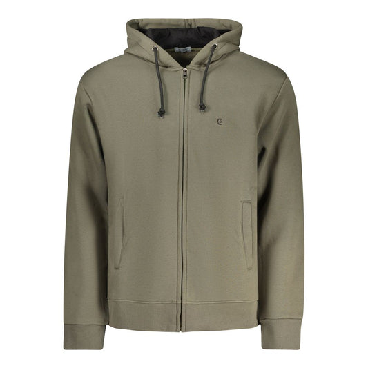 Coveri Moving Verde Cotton Male Sweatshirt - Brown