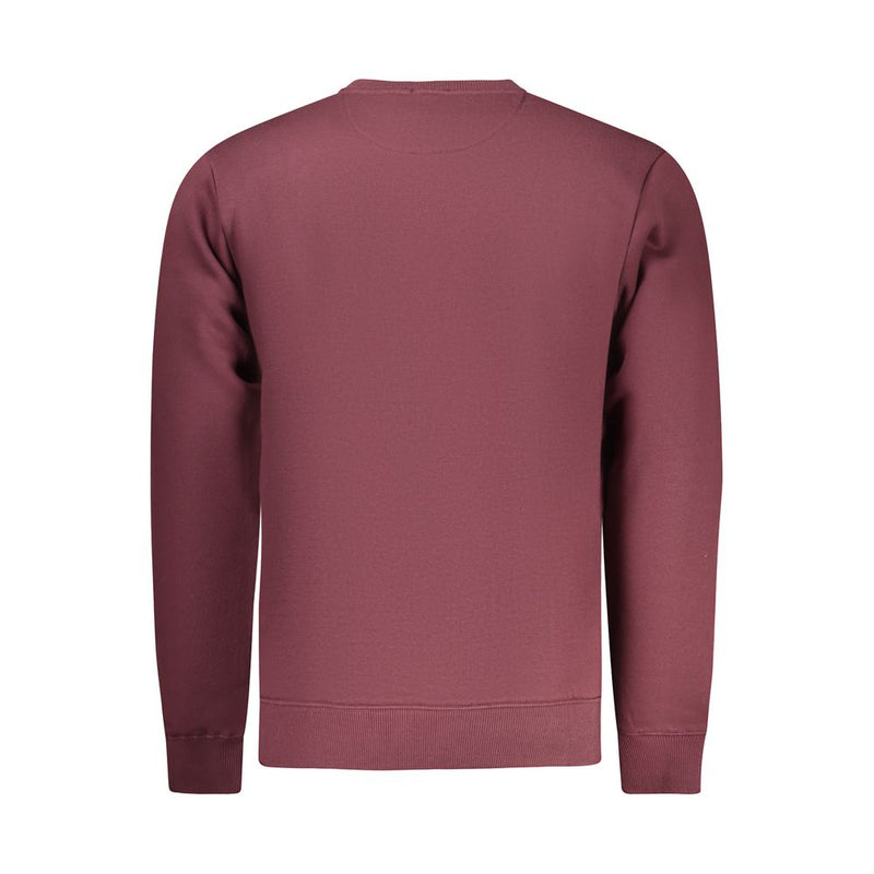 Coveri Moving Red Cotton Sweatshirt - Comfort and Style