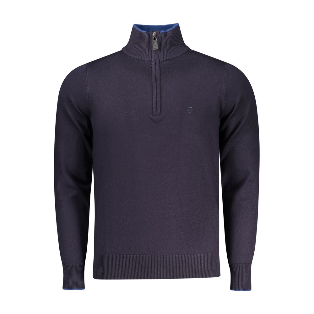 Coveri Moving Sweatshirt en Nylon Bleu pour Hommes