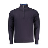 Coveri Moving Sweatshirt en Nylon Bleu pour Hommes