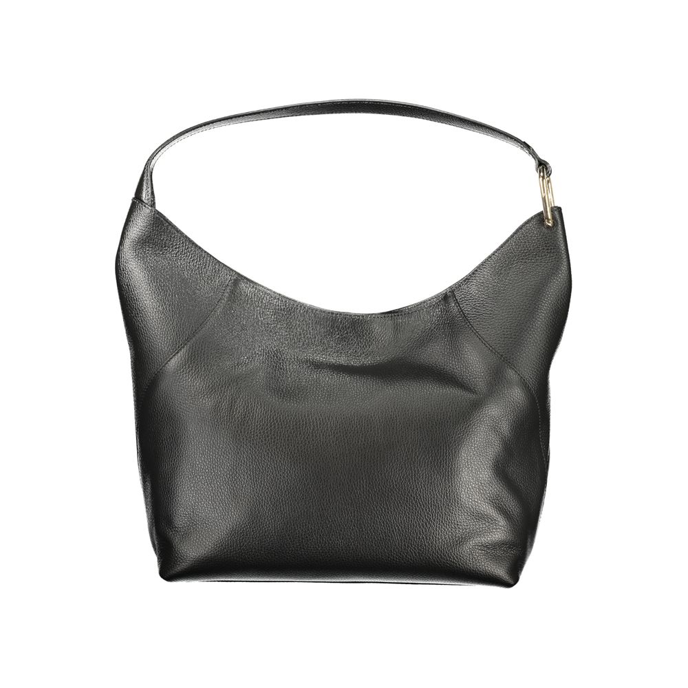 Furla Black Leather Handbag - Élégance et Polyvalence