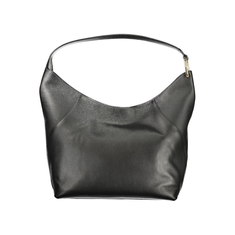 Furla Black Leather Handbag - Élégance et Polyvalence