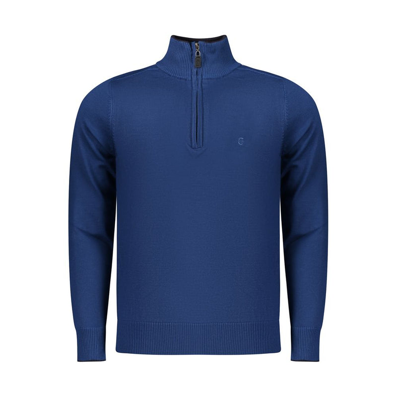 Sweatshirt en Nylon Bleu Coveri Moving pour Hommes