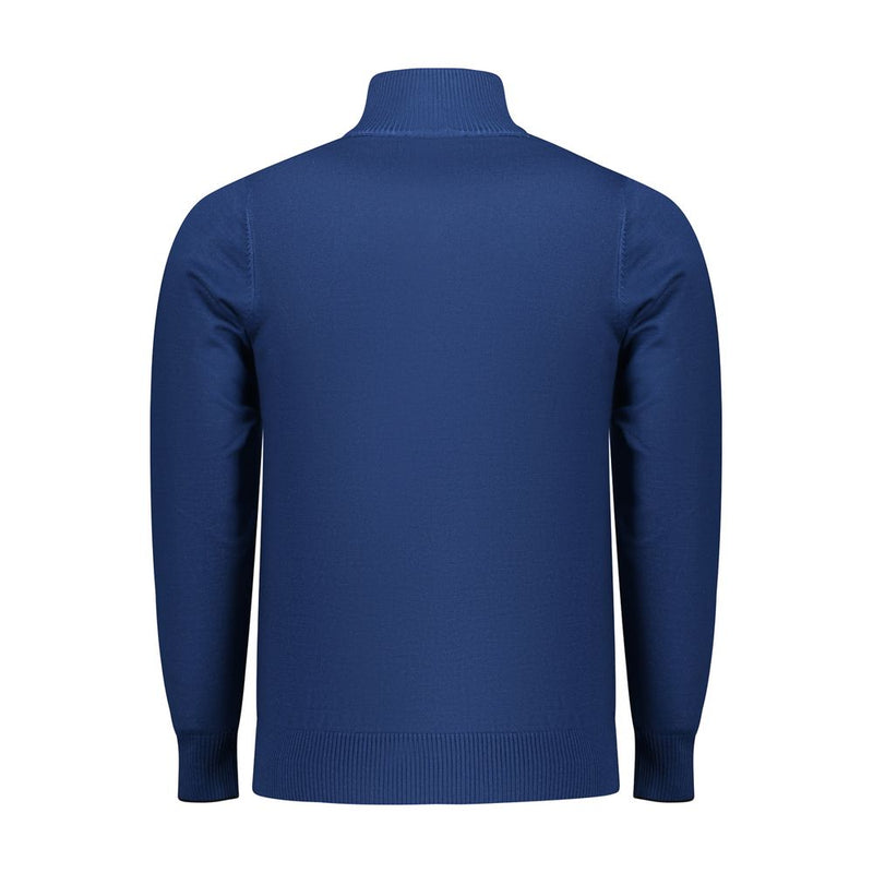 Sweatshirt en Nylon Bleu Coveri Moving pour Hommes