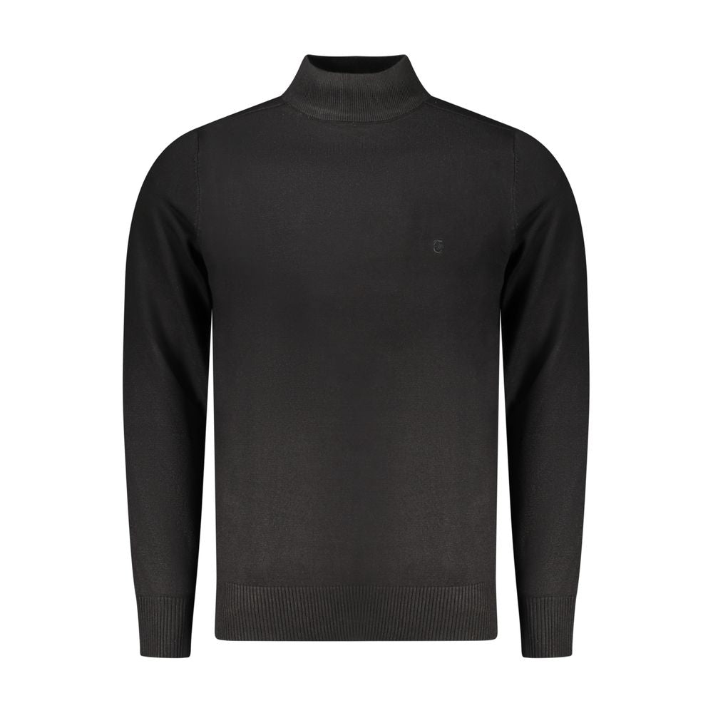 Coveri Moving Black Nylon Turtleneck for Men
