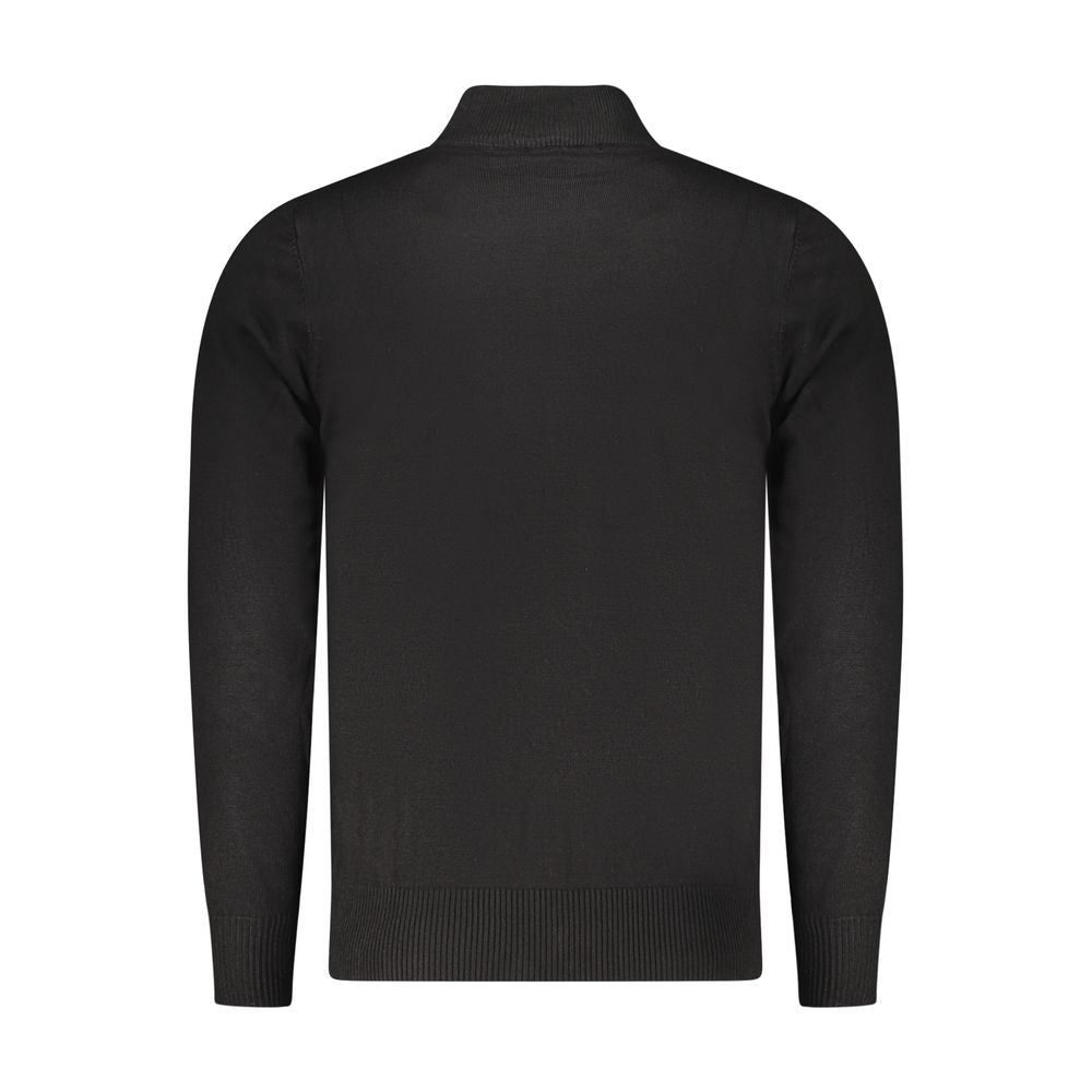 Coveri Moving Black Nylon Turtleneck for Men