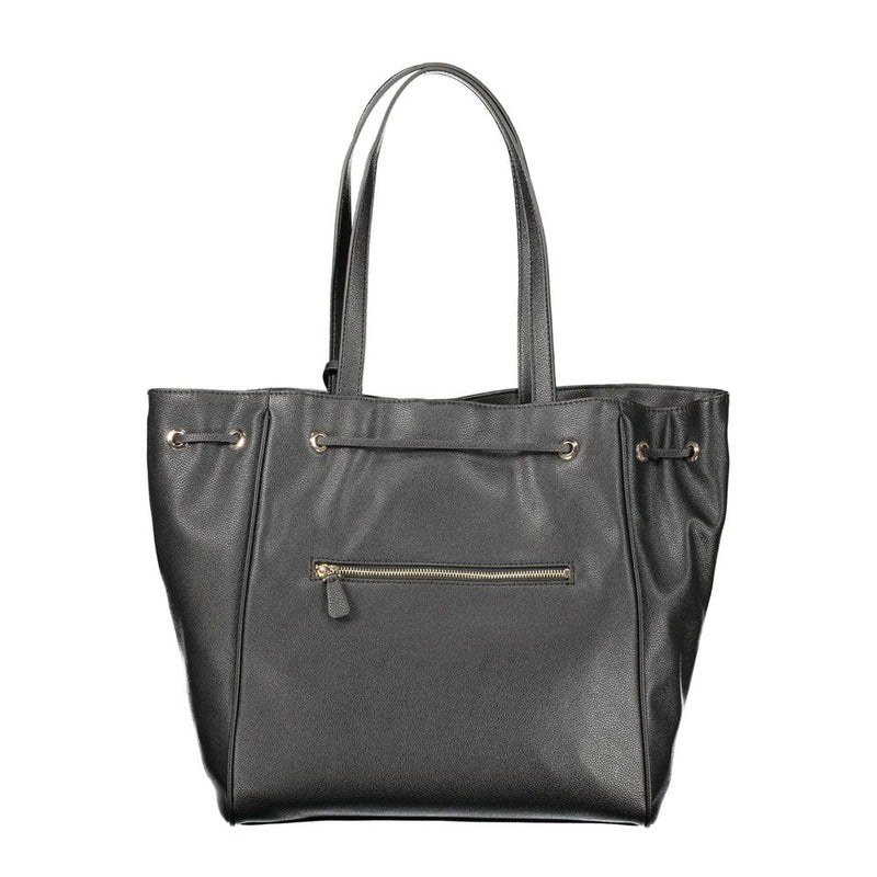 Guess Jeans Black Polyethylene Handbag - Chic & Functional
