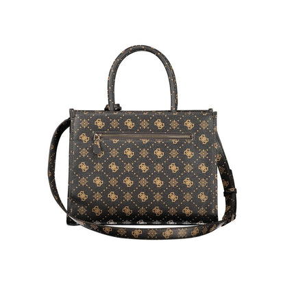 Guess Jeans Brown Polyethylene Handbag