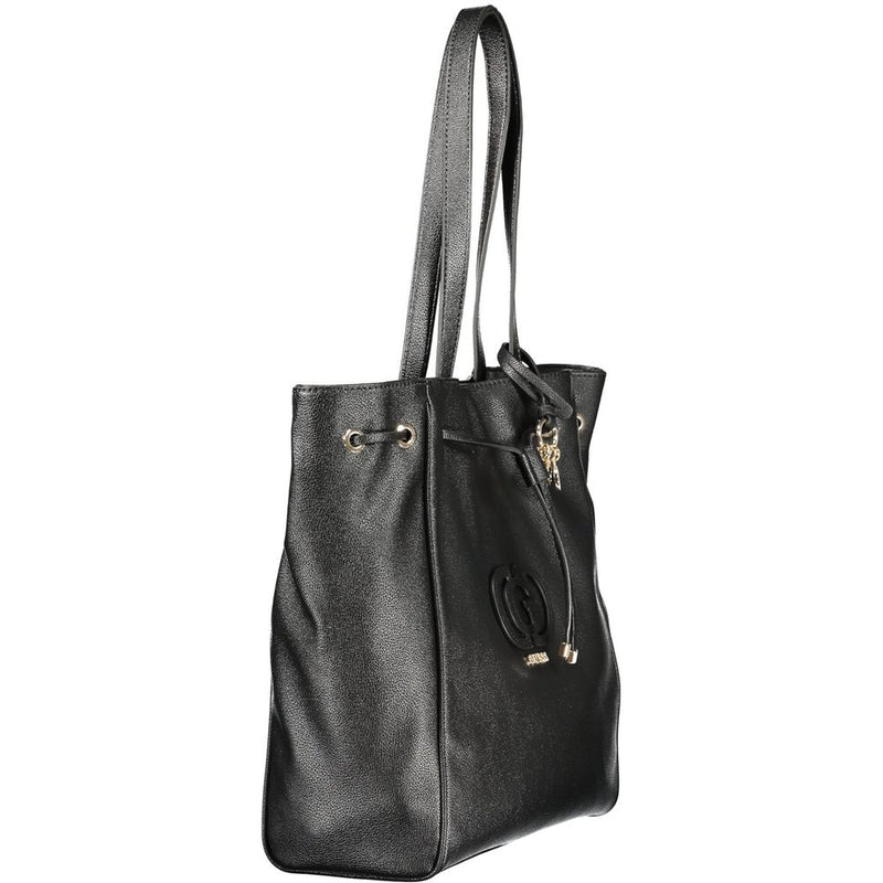 Guess Jeans Black Polyethylene Handbag - Chic & Functional