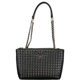 Guess Jeans Black Polyethylene Handbag - Chic and Functional Accessory