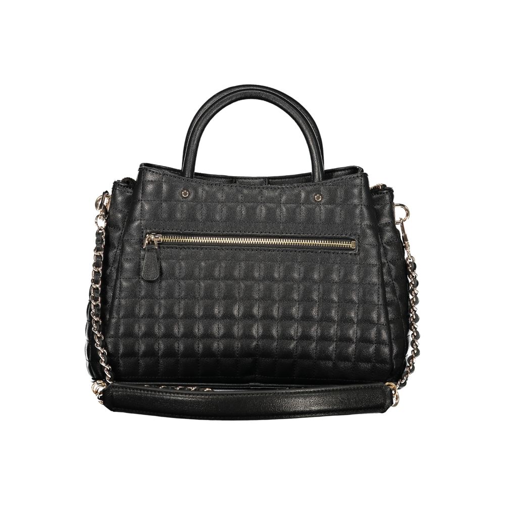 Guess Jeans Black Polyethylene Handbag - Chic and Functional