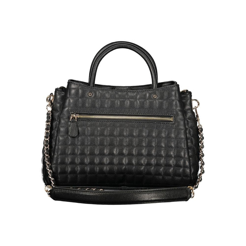 Guess Jeans Black Polyethylene Handbag - Chic and Functional