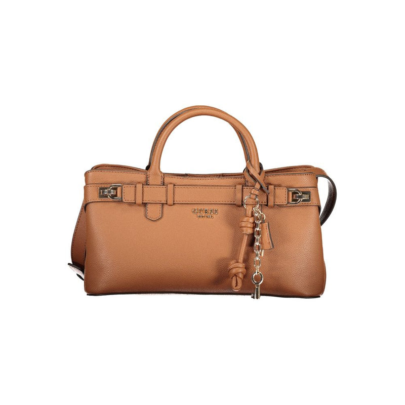 Guess Jeans Brown Polyethylene Handbag - Stylish & Functional