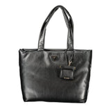 Guess Jeans Black Polyethylene Handbag - Durable & Stylish