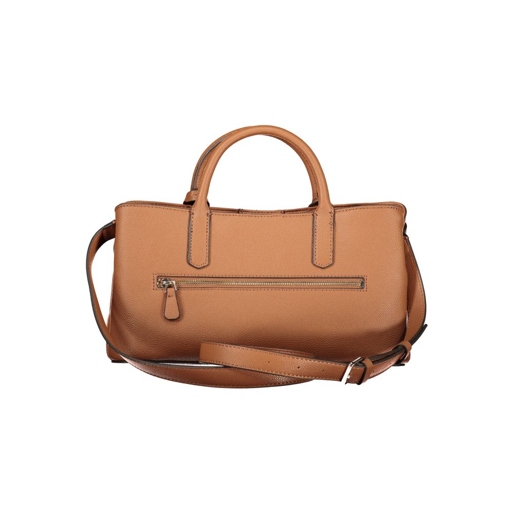 Guess Jeans Brown Polyethylene Handbag - Stylish & Functional