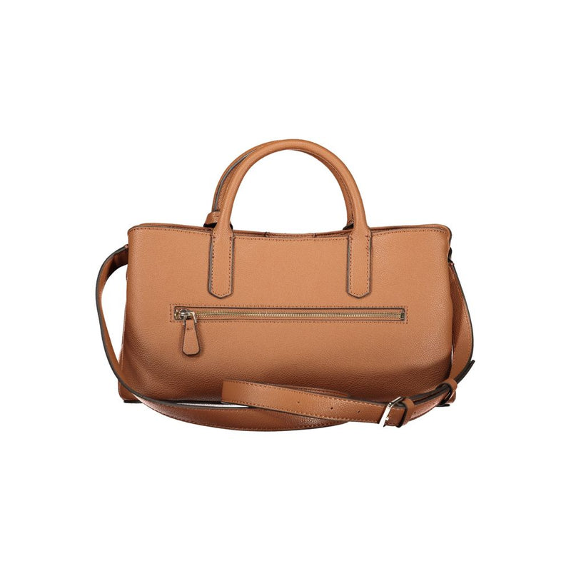 Guess Jeans Brown Polyethylene Handbag - Stylish & Functional