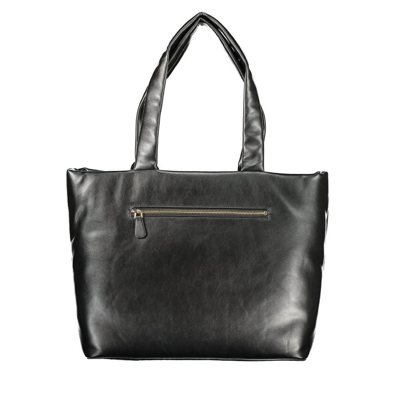 Guess Jeans Black Polyethylene Handbag - Stylish & Durable