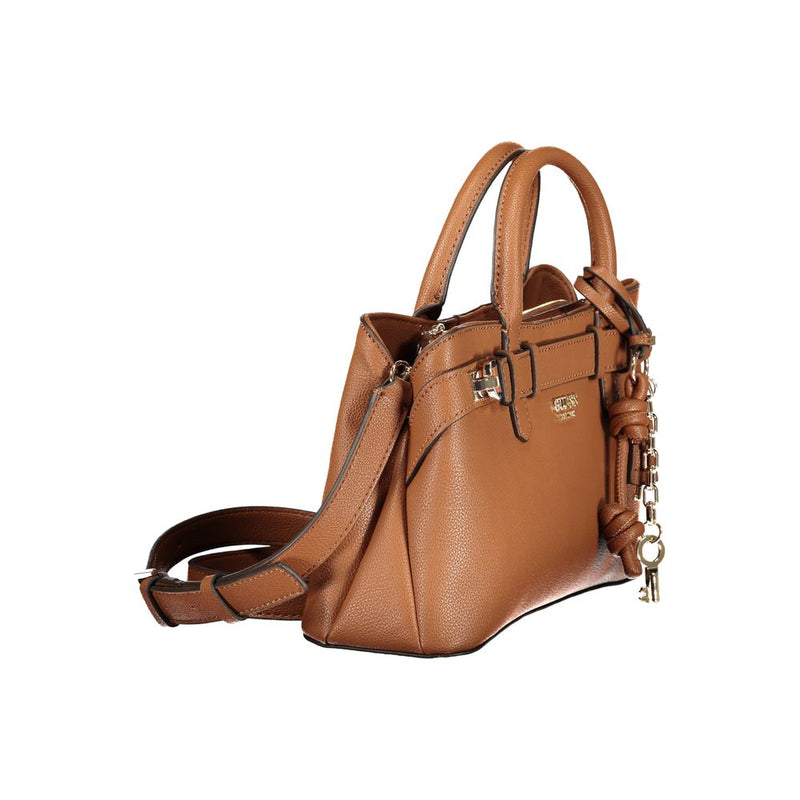 Guess Jeans Brown Polyethylene Handbag - Stylish & Functional