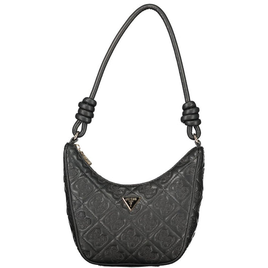 Guess Jeans Black Polyethylene Handbag - Stylish & Versatile